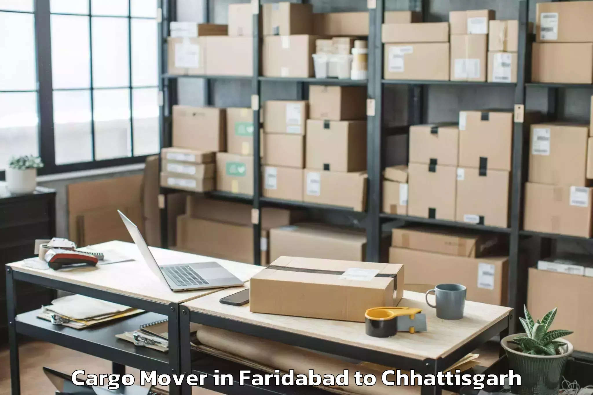 Hassle-Free Faridabad to Lohandiguda Cargo Mover